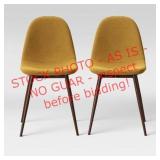 Set of 2 Upholstered dining chairs