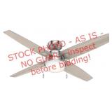 Hunter crossfield 54" ceiling fan- brushed nickel