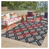 BJG indoor/outdoor rug -Anton steel white
