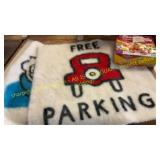 2 Monopoly Rugs, Trivial Pursuit Boardgame