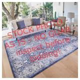 Tempo area rug - Lytton Blue