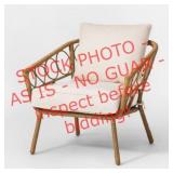 Britanna 2pk Steel Wicker Chairs