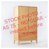 Threshold Wood Scalloped 55" Cabinet