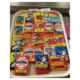 Sealed Baseball Cards & Stamps
