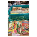 Tote of assorted  Comic books