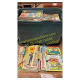 Tote of assorted Comic books