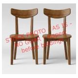 2 ea Project62 Mid-Century Dining Chairs