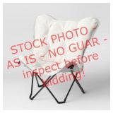 R.E. Butterfly Chair Cream Sherpa