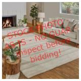 Soft Step microfiber shag rugs - conata cream