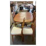 Teakwood Table and 6 chairs / chair