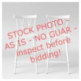 Metal X back counter stool