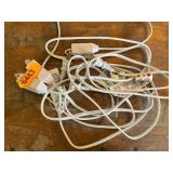 3X Unbranded White Extension Cord 5ft.