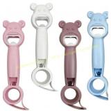 HIQU 4 in 1 Cute Bear Bottle Opener Set (4 Pcs)