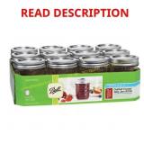 Ball Quilted Crystal Jelly Jar 8 oz 12 pk