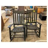 2 ct. outdoor rocking chairs