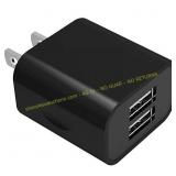 Fabcordz 2 Port USB Wall Charger 1 pk