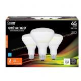 Feit Enhance BR30 E26 LED Bulb 3 pk
