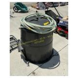 Compost barrel and hose