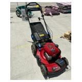 Toto self-propelled mower with bagger