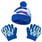 Evridwear Kids Winter Hat Gloves 4-6 Years