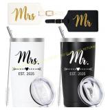 DHQH Mr and Mrs EST 2025 Tumbler Gift Set