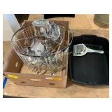 Litter Box & 3 Light Chandelier