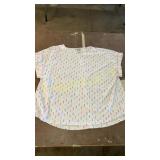 Multiples colorfull t shirt size 3x
