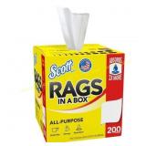 Scott Paper Rags 12 in. W X 10 in