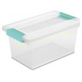 STERILITE Medium Clip Box Clear Storage 2pk