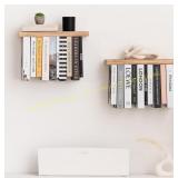 SnugLife Floating Book Shelves, Set of 2