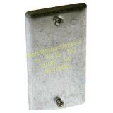 25 Ct Raco Steel Box Cover 4-3/16x2-5/16 in