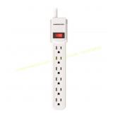 Monster Power It Up 3 ft 6-Outlet Strip White