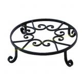 Panacea 2in. H X 10in. W Steel Trivet Black