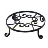 Panacea 2in. H X 10in. W Steel Trivet Black