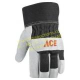 ACE GLOVES LTHR PLM L