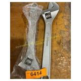 2X Unbranded 12in Cresent Wrench
