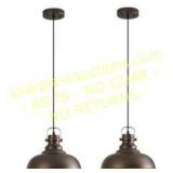 REFICE Farmhouse Pendant Lights, Oil Rubbed Bronze