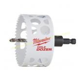 Milwaukee 2-1/2" Bi-Metal Hole Saw w/ Arbor
