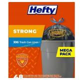 Hefty 33 gal Trash Can Liners, 48 ct