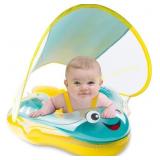 Baby Float Ring with Canopy for 3-36 Months