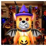 5FT Halloween Inflatables Devil Puppy Decor