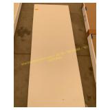 29.5x79in No Bore Exterior Door Slab w/ Hinges