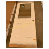 32x80in Exterior Door w/ Window
