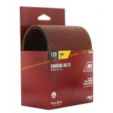 3 Ct. Ace 24" x 4" Sanding Belts 120 Grit