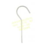 3 Ct. Panacea White Steel 6 in. H Plant Hook