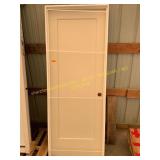 29.5x80in Pre-Hung Interior Door, Cream