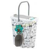 Pounce + Fetch 3 Gallon Pet Dry Food Container wit