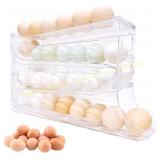 FQMOTONGGE 4-Tier Egg Holder for Fridge