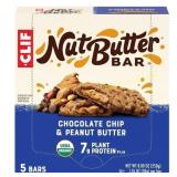 CLIF Nut Butter Bar - Choc Chip & PB - 5 Pack