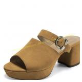 Aerosoles Cosmos (Black) Suede Platform Sandals Si